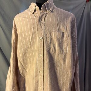 GAP Men's Striped Button-Down Shirt